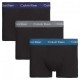 CALVIN KLEIN spodní prádlo 3 Pack Low Rise Trunk, Black with Astral Aura / Corsair / Grey Smoke