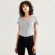 Levi´s® triko dámské šedivé  PERFECT VNECK85341-0020