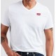 Levi´s® pánské triko V výstřih - Original V Neck - White 85641-0000
