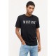 MUSTANG pánské triko 1014695-4142 Logo Tee Black