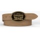 Levi's pánský opasek BILLY PLAQUE BELT - hnědá D7860-0000
