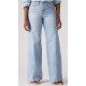Levis dámské jeans 318 SHAPING WIDE LEG - světle modrá 001PZ-0004